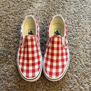 Vans Red Gingham